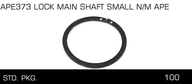 APE373 LOCK MAIN SHAFf SMALL N M APE